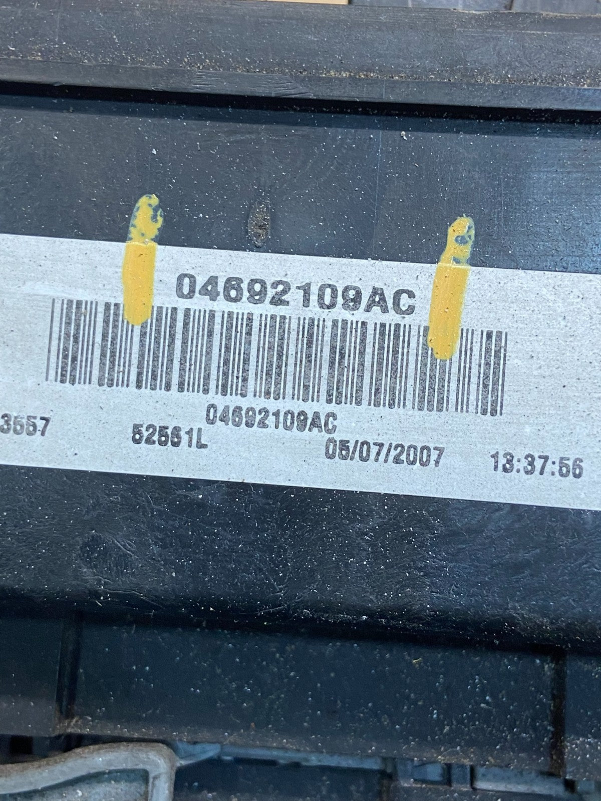 2007 Jeep Grand Cherokee Integrated Power Fuse Box 04692109ac AG1597 DW6