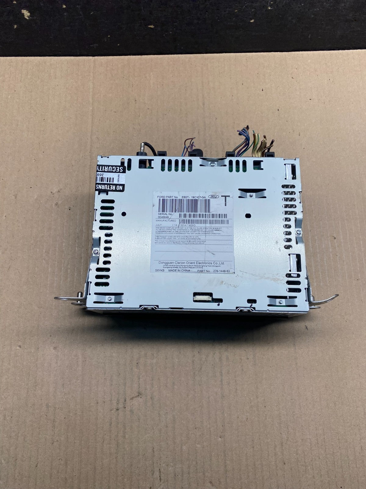 2014 to 2015 Ford Explorer Audio Equipment Radio Receiver AM FM CD AI5322 DG4
