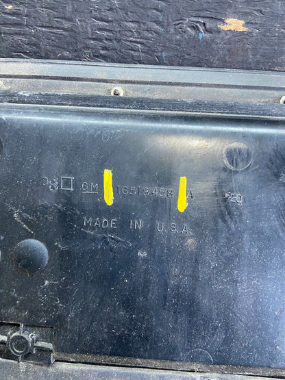 1995 to 1999 Oldsmobile Aurora Rear Trunk Center Panel O3268 DG11