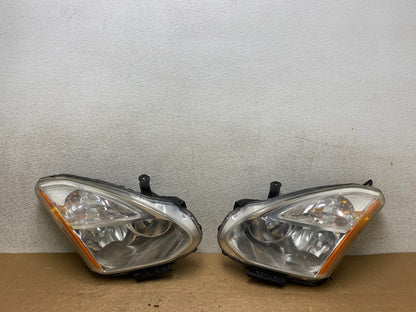 2009-2013 Nissan Rogue Left+Right Side Set Halogen Headlights OEM V6249 DW0