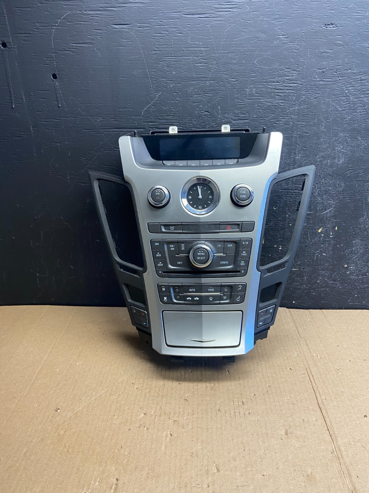 2008-2012 Cadillac CTS A/C Heater Radio Climate Control Panel Bezel OE AE4220 DG0