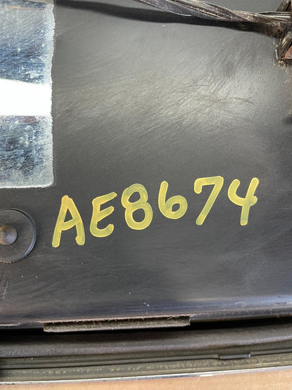2003 to 2011 Lincoln Town Car Rear License Plate Trim Panel ae8684 DG5