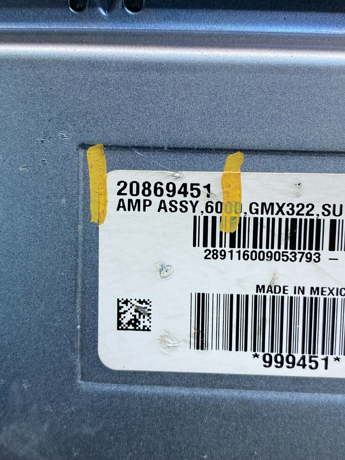2008 to 2013 Cadillac CTS Stereo Audio Amplifier 20869451 ag9700 DG2