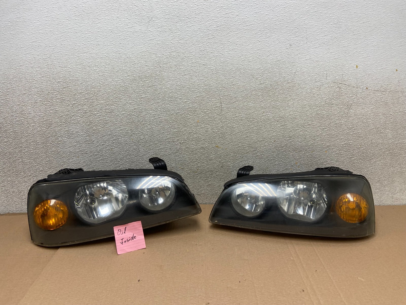 2004 2005 2006 Hyundai Elantra Left+Right Set Halogen Headlights AB2327 DW0