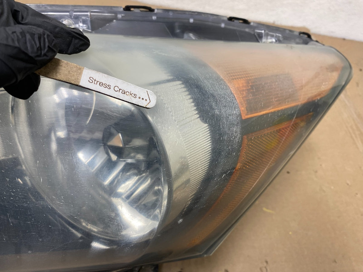 2008 to 2012 Honda Accord Sedan Headlight Left Driver Lh Side AH5828 DW5
