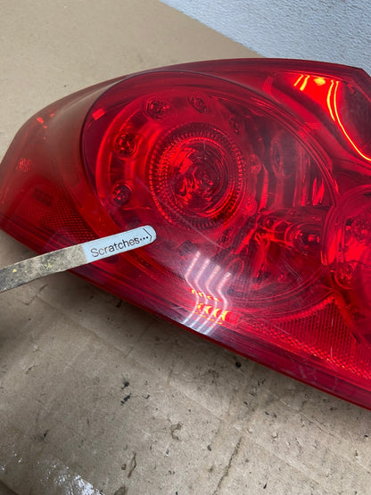 2007 to 2013 Infiniti G35 G37 Sedan Left Driver LH Side Tail Light AE6169 LK3