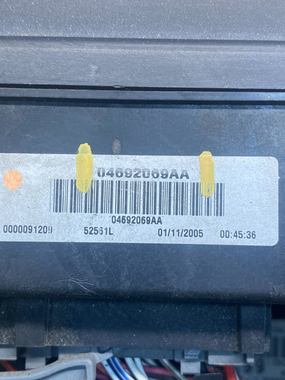 2005 2006 Jeep Grand Cherokee Fuse Box Multi-Function Relay Module AG6135 DG6