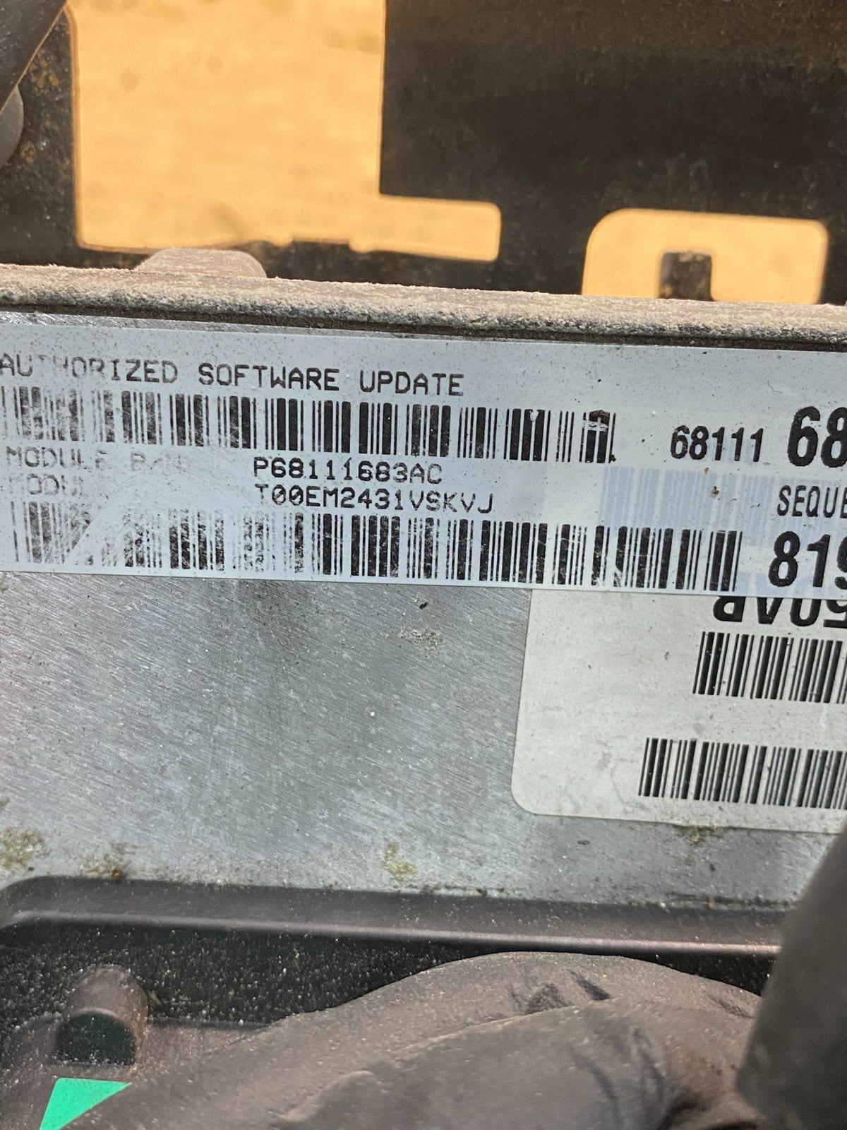 2012 Dodge Durango Jeep Grand Cherokee 3.6 Engine Computer ECU ECM ac8699 DG2