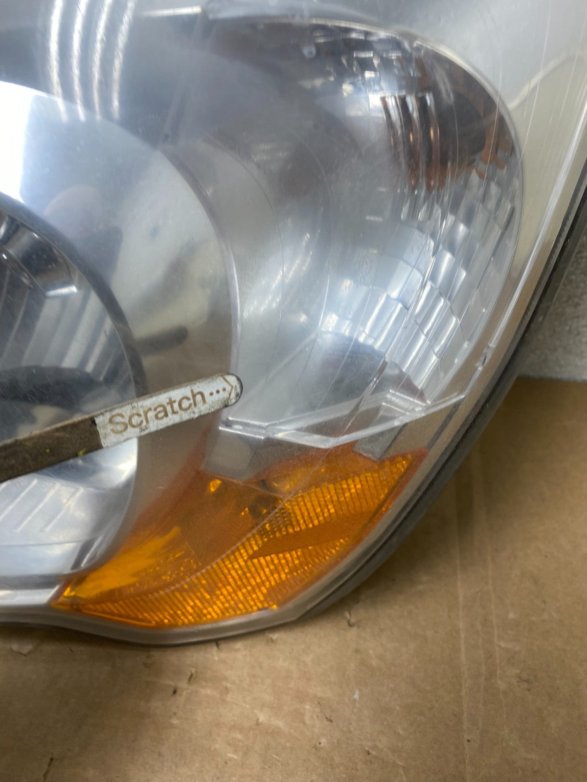 2007 to 2010 Kia Sportage Left+Right Halogen Headlights Oem V6250 DW4