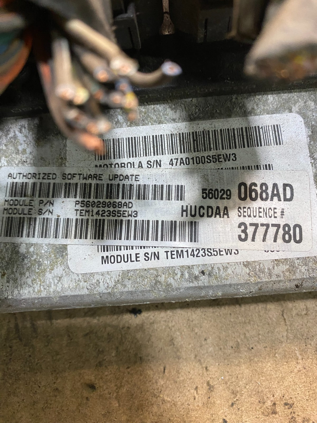 2003 Dodge Ram 5.7L AT Engine Computer Module ECM PCM ECU z4972 DG4