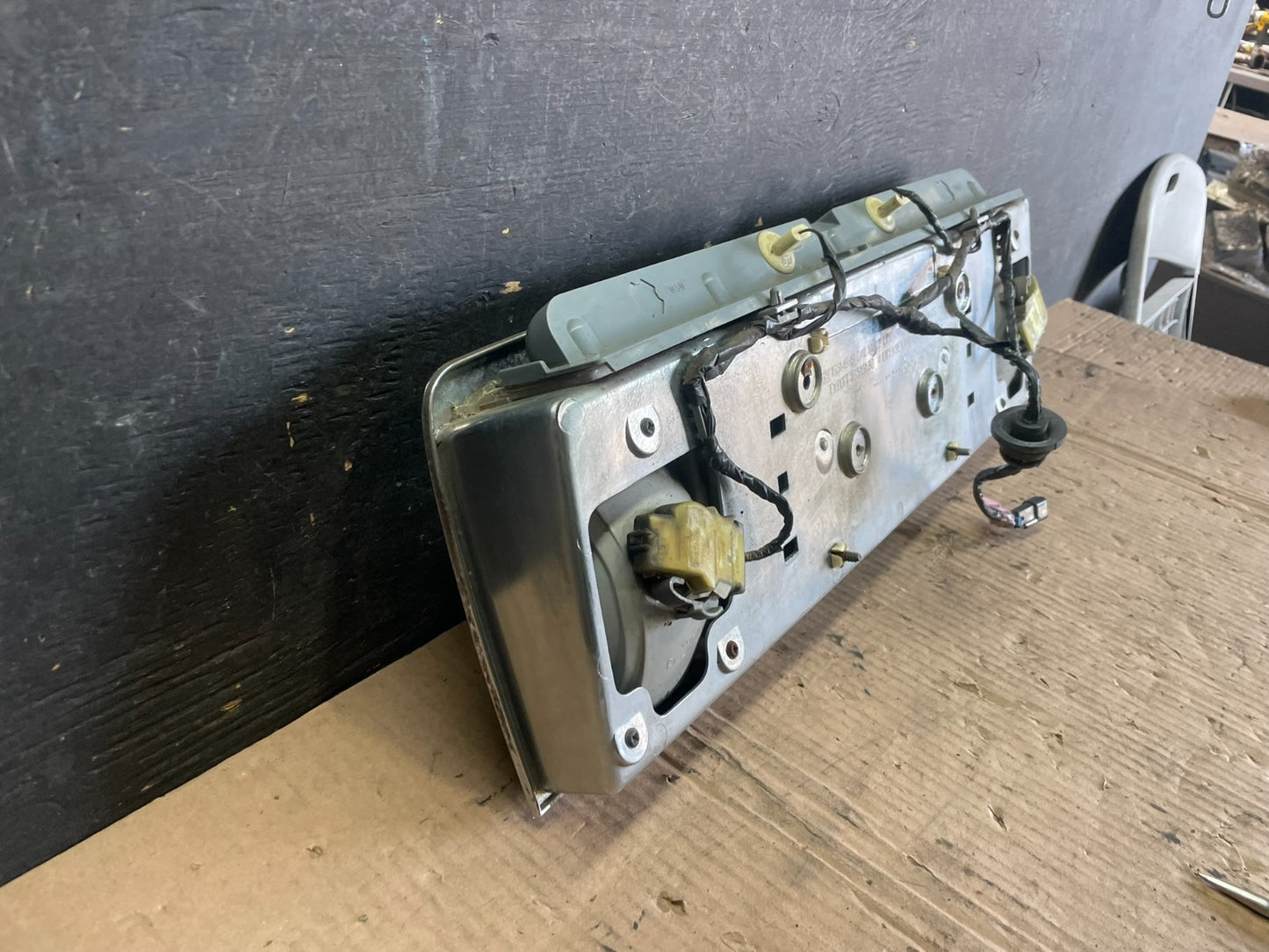 1992 to 2002 Cadillac Eldorado Rear License Plate Trim Panel OEM P8699 DG9