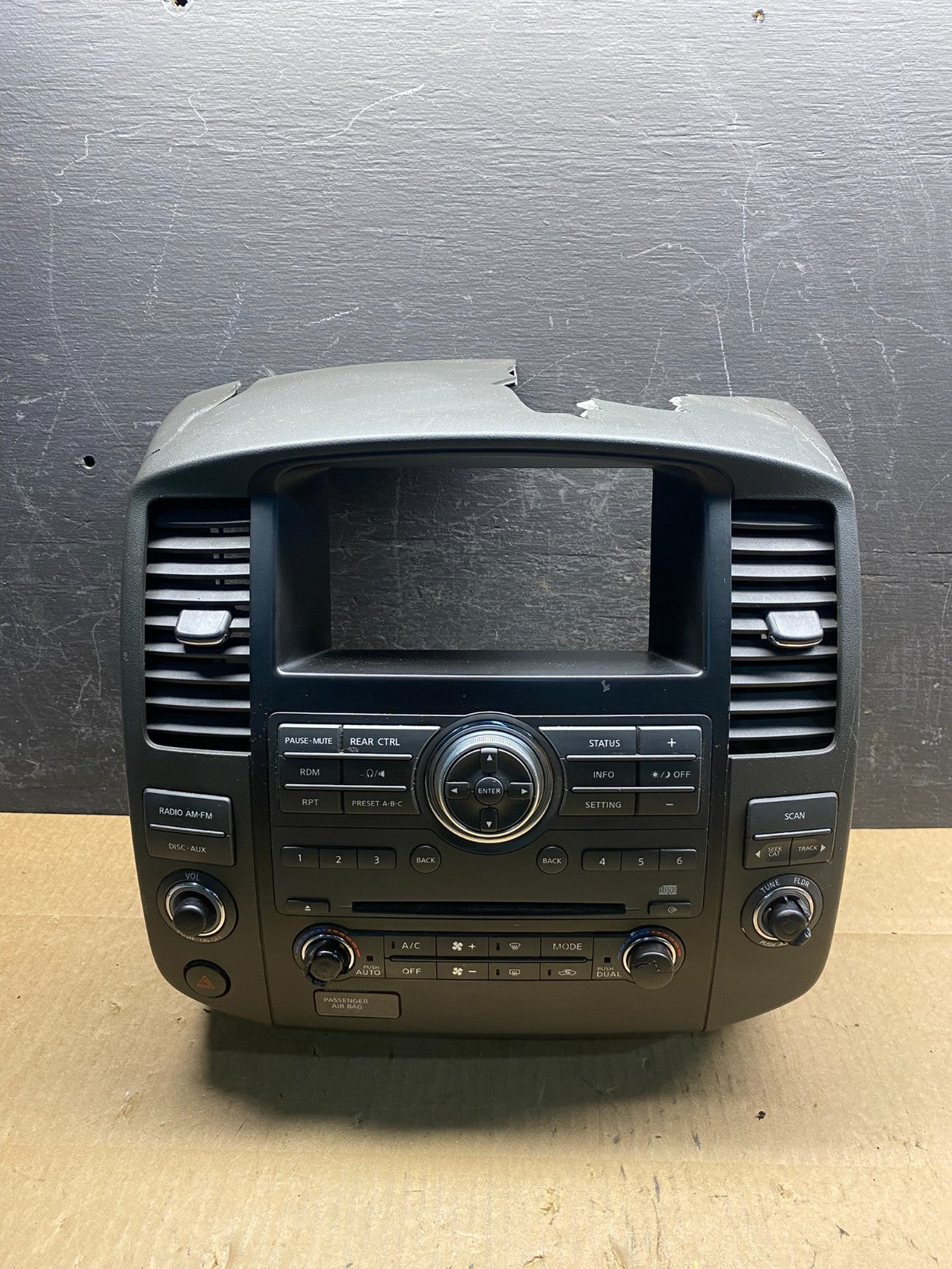 2008 2012 Nissan Pathfinder Radio A/C Heat Temperature Climate Control AG7327 DG0