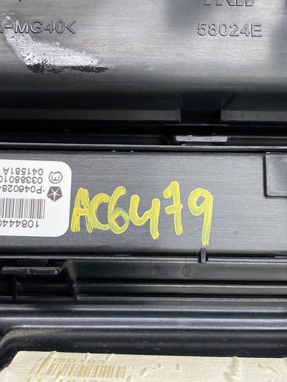 2008 2009 2010 Jeep Commander Grand Cherokee A/C Climate Control Bezel AC6479 DG7