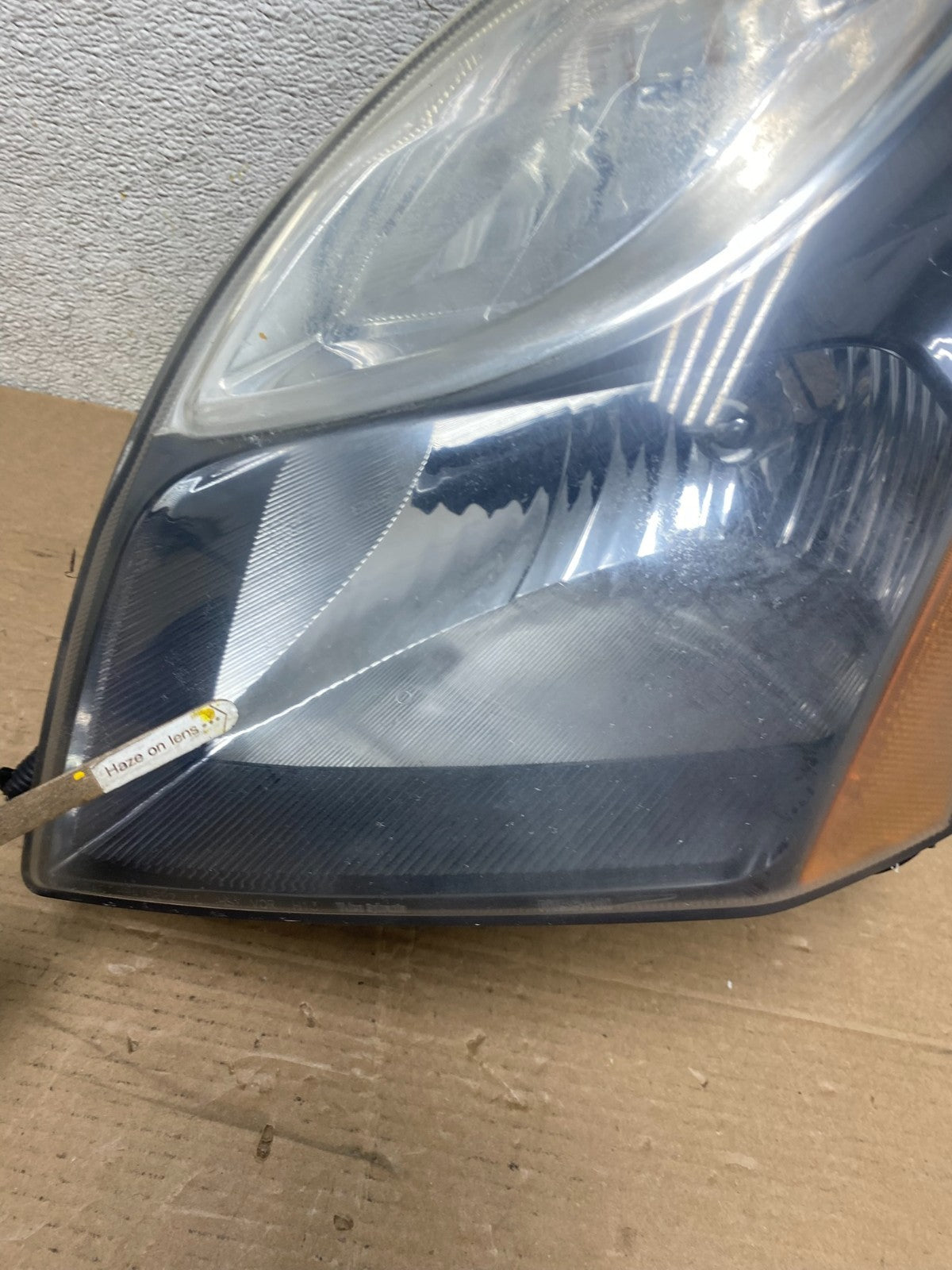 2010-2012 Nissan Sentra Halogen Left Driver LH Black Headlight Q9091 DW5
