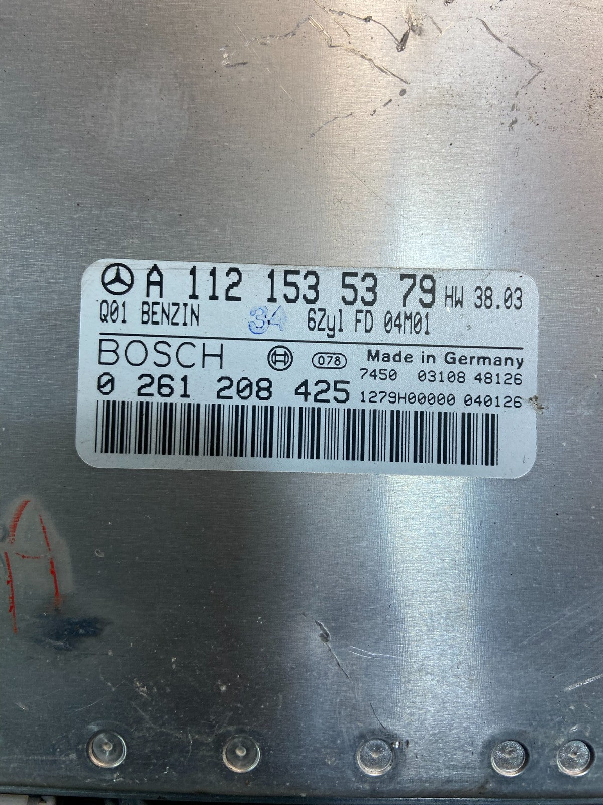 2003 to 2005 Mercedes ML350 SLK350 Engine Computer Module ECM ECU Z4941 DG3