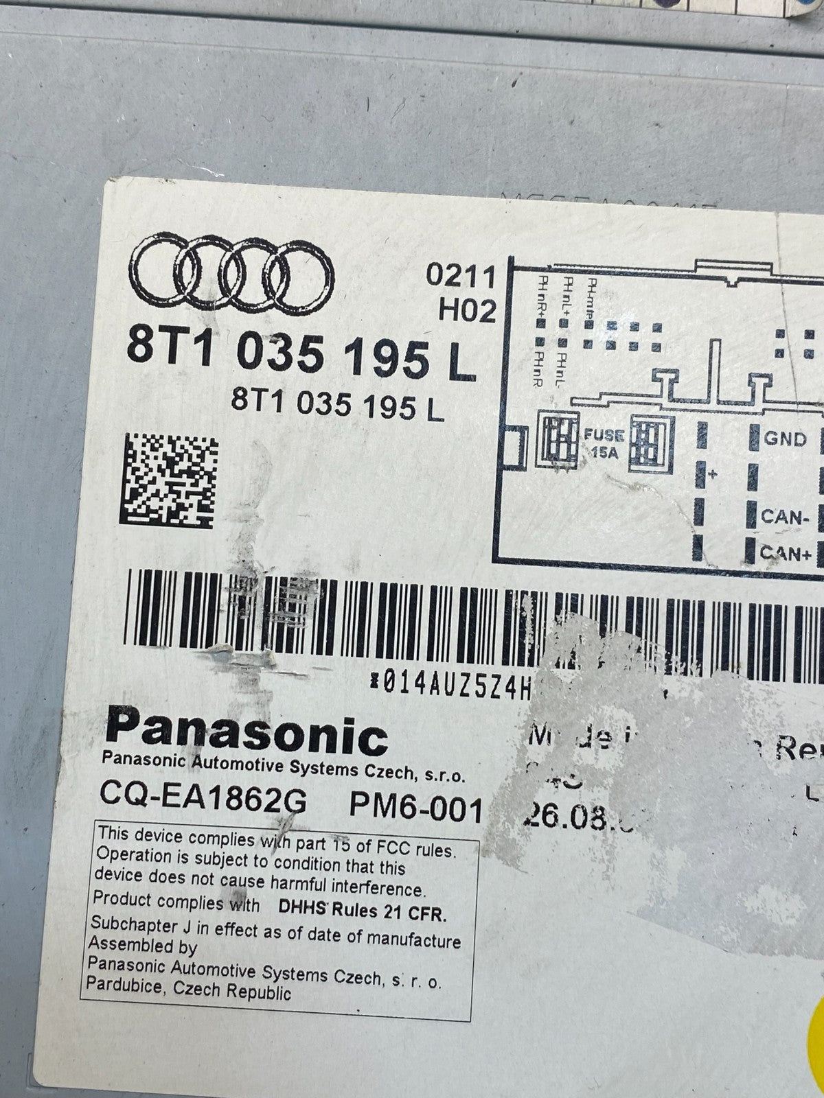 2009-2012 Audi A4 Q5 Receiver Concert Audio Radio AM/FM Cotnrol ai7451 DG6