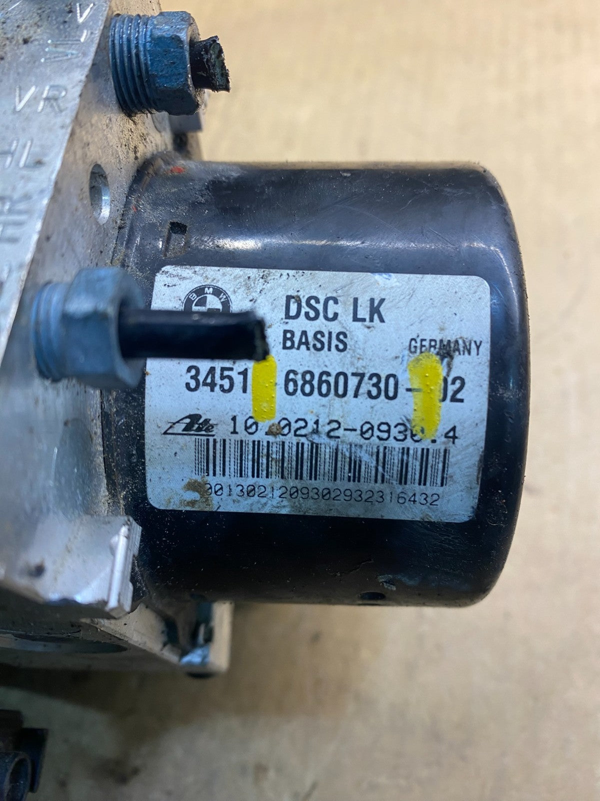 2012 2013 BMW 328I 335I Abs Anti Lock Brake Pump 6860730 z2408 DG6