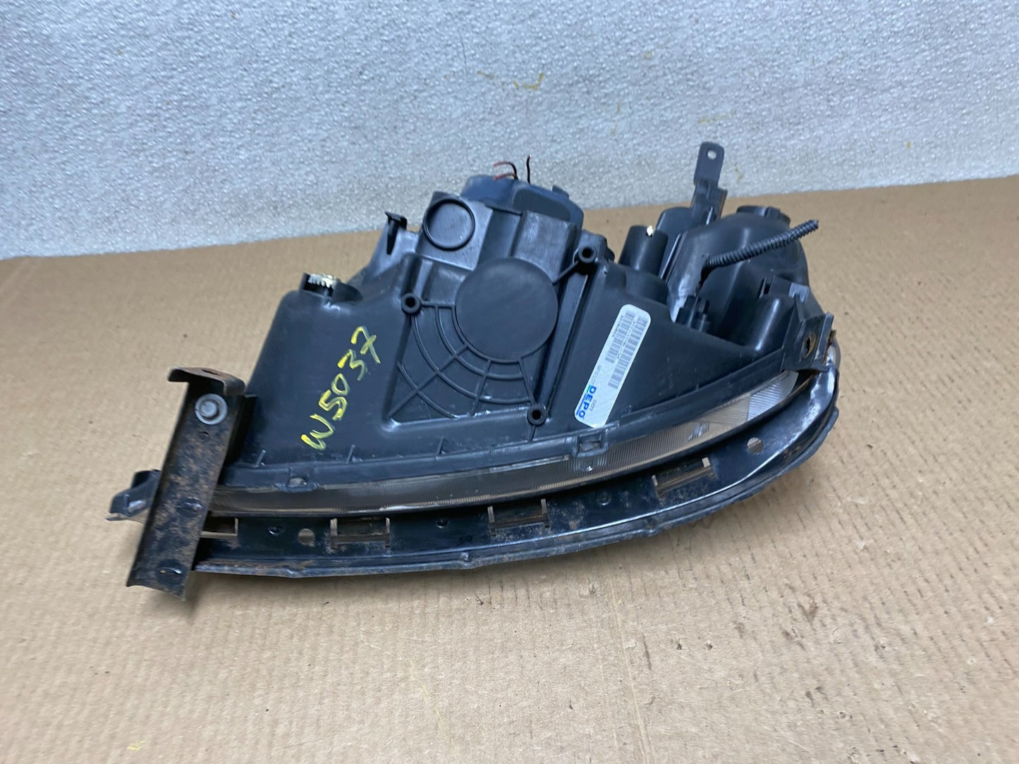 2001 - 2003 Honda Civic Coupe Headlight Halogen Right Passenger Rh DEPO W5037 DW7