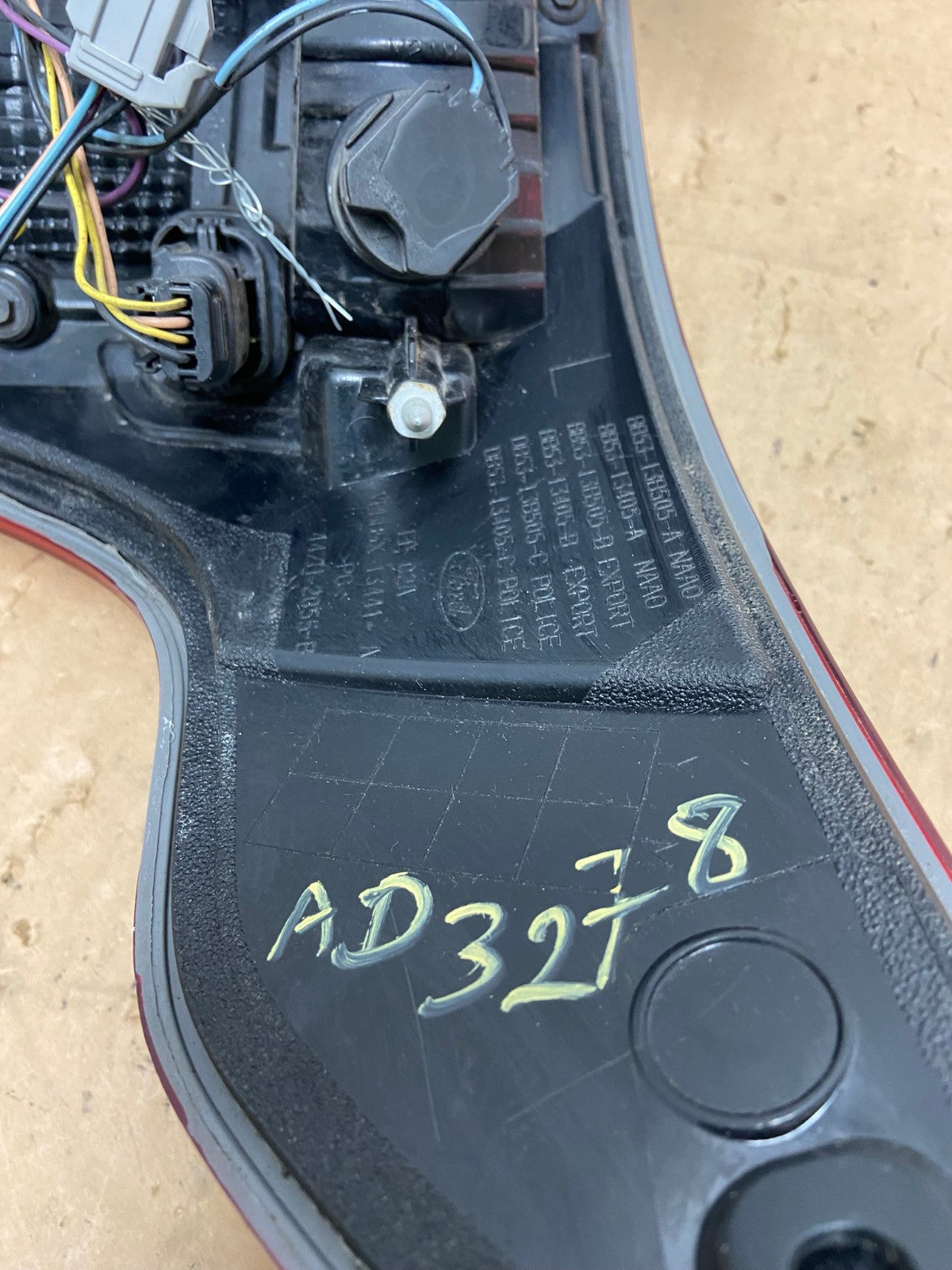 2011 2012 2013 2014 2015 Ford Explorer Left Driver LH Side Tail light AD3278 LK7