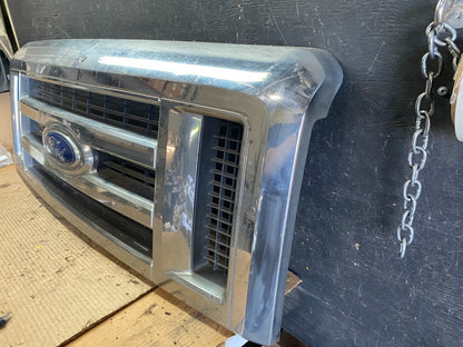 2008 to 2014 Ford Econoline E150 E250 Front Upper Chrome Grill Grille s5845 DG1