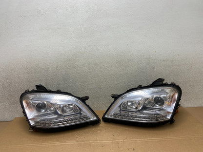 2006 - 2008 Mercedes-Benz ML Class Left+Right LED Chrome Headlights ab4485 DG0