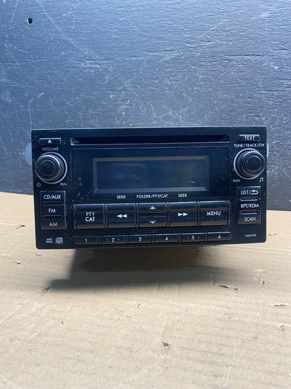 2012 - 2014 Subaru Impreza Radio AM/FM CD Plater AUX AD9519 DG0