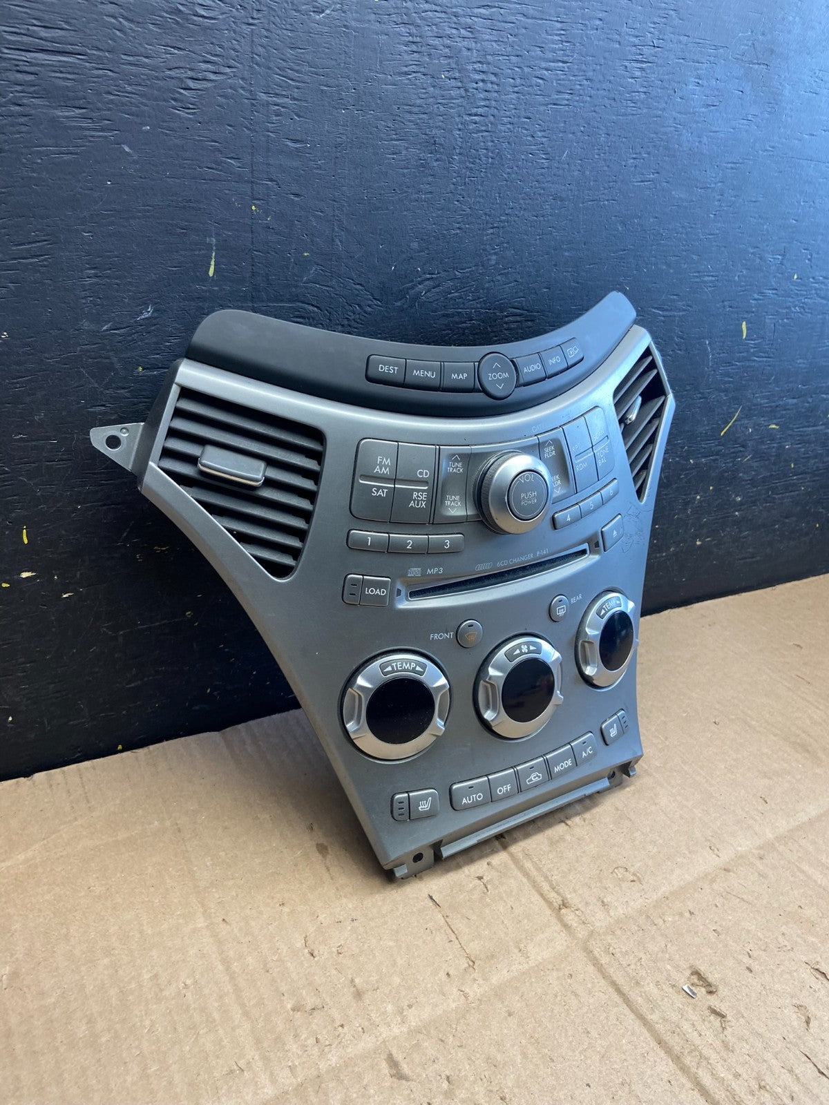 2006-2009 Subaru Tribeca Radio CD Player AC Climate Control Bezel Panel aa8144DG3