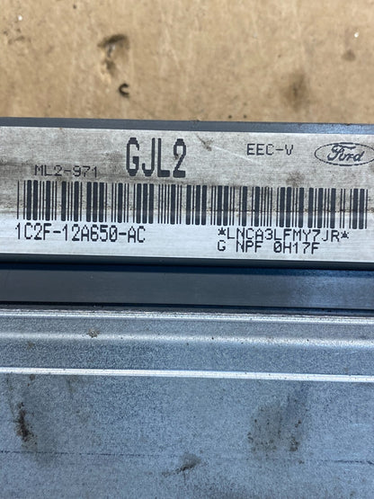 2001 Ford Van E-150 5.4L Engine Control Unit ECU Module 1C2F-12A650-PC AG7233 DG2