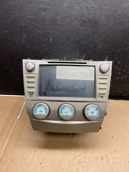 2007-2009 Toyota Camry Radio CD Player Screen Display Climate Control AB2014 DG0