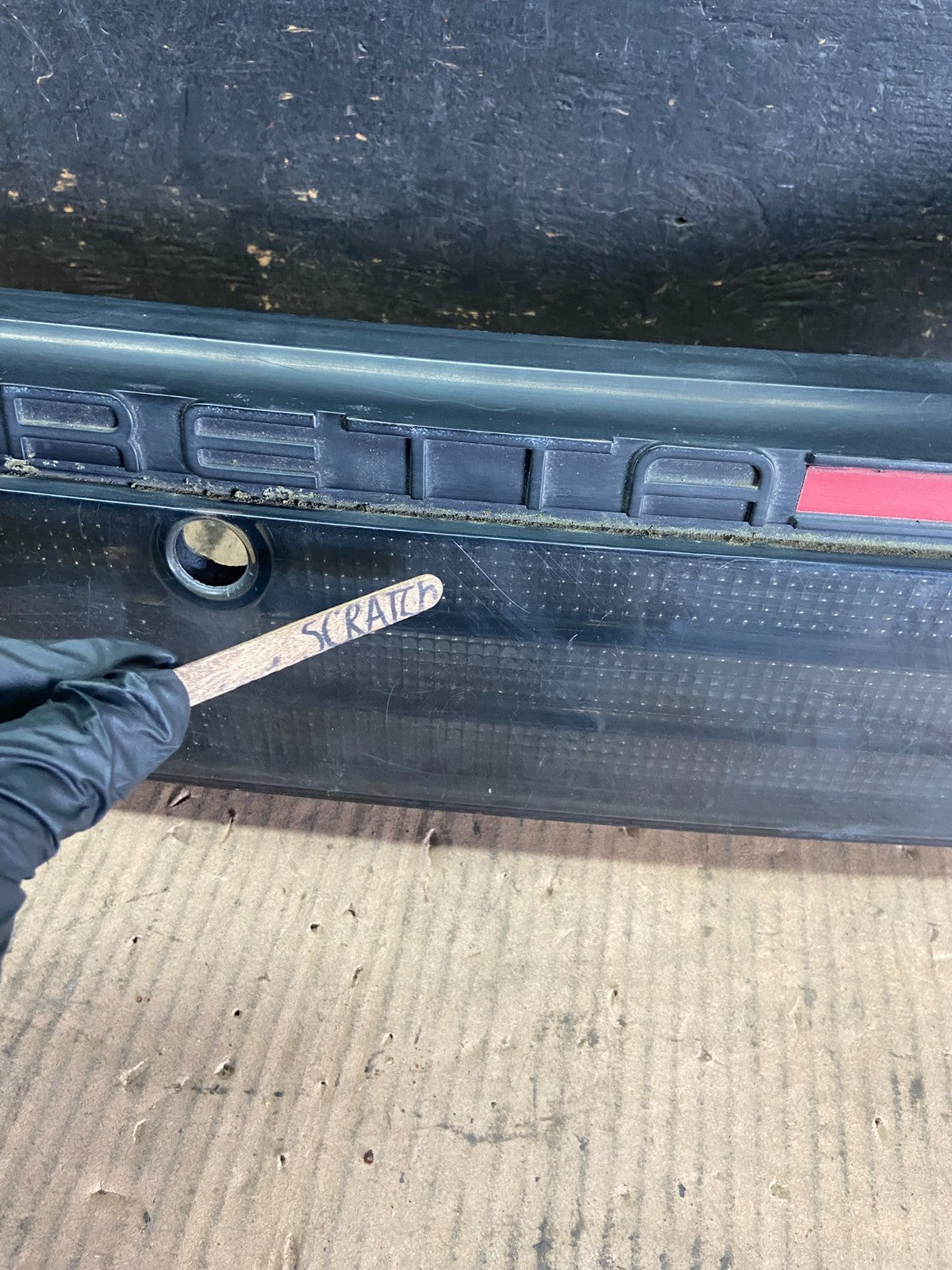 1987 - 1996 Chevrolet Beretta Center Faux Tail Light Trim Panel P8590 DG4