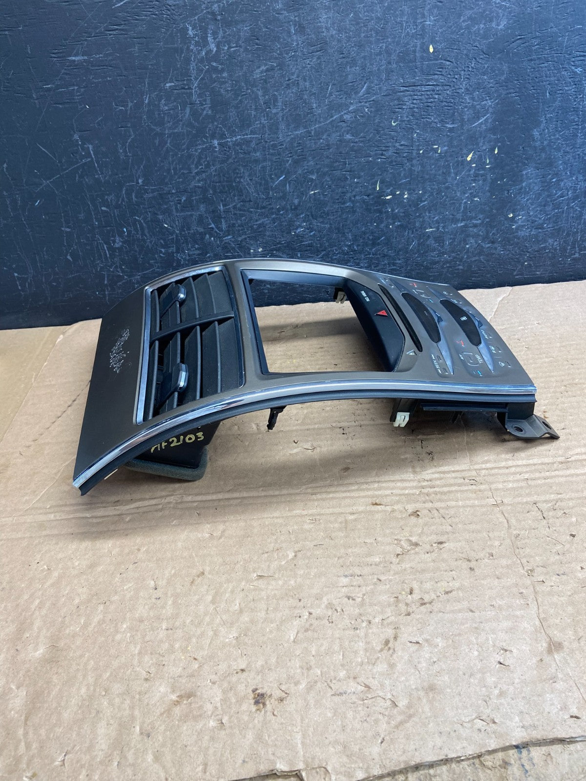 2011-2015 Lincoln MKX Temp Climate Control Heat Seat Radio Bezel AF2103 DW1