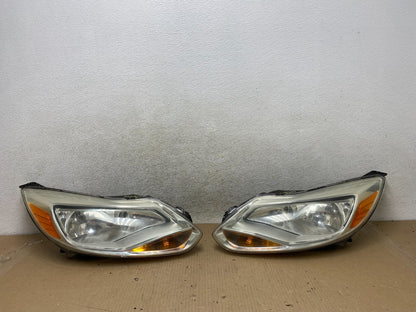 2012 2013 2014 Ford Focus Left+Right Side Halogen Headlights AH5813 DW0