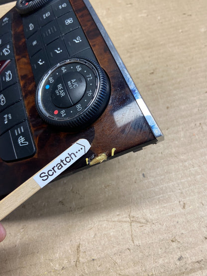 2007-2012 Mercedes X164 GL350 GL450 Climate Control Bezel Wood Switch ah3552 DG3