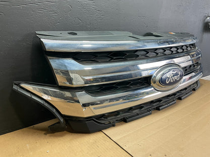 2011 2012 2013 Ford Edge Front Upper Chrome Grille Grill  ab7629 DG1