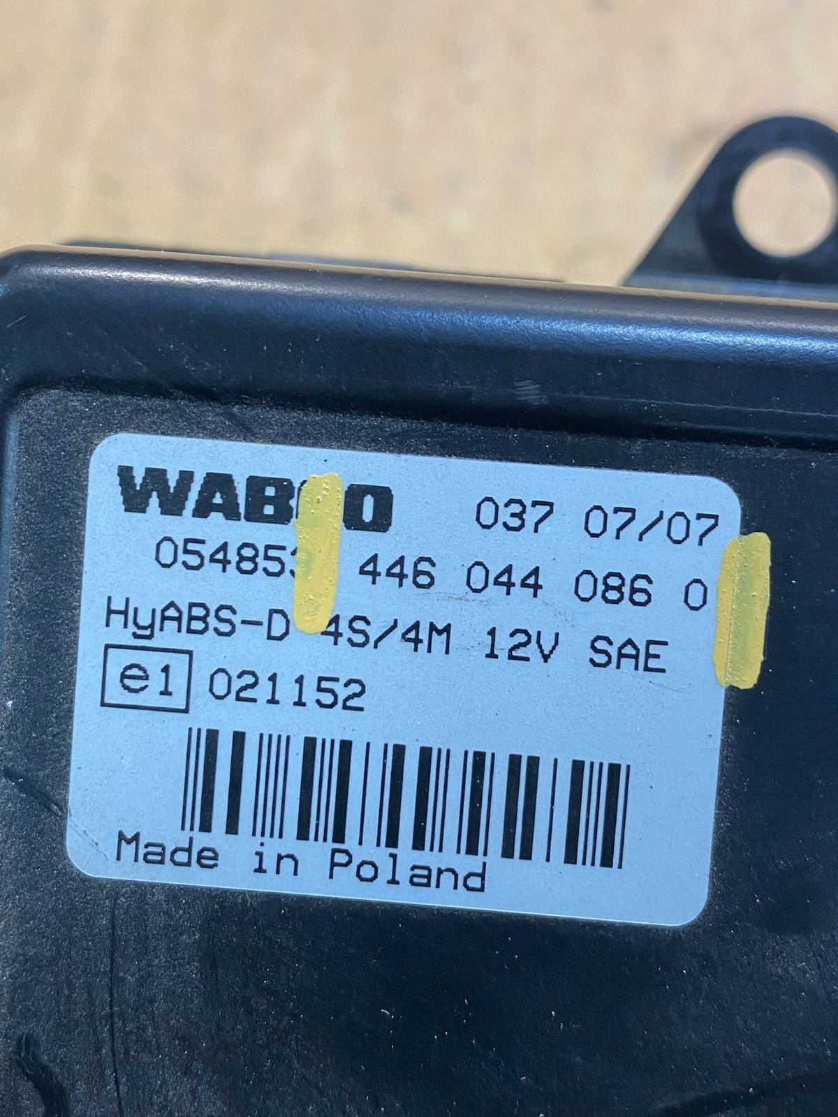 Wabco ABS Brake Module ECU 058067 446 044 086 4460440860 OEM AB3742 DG2