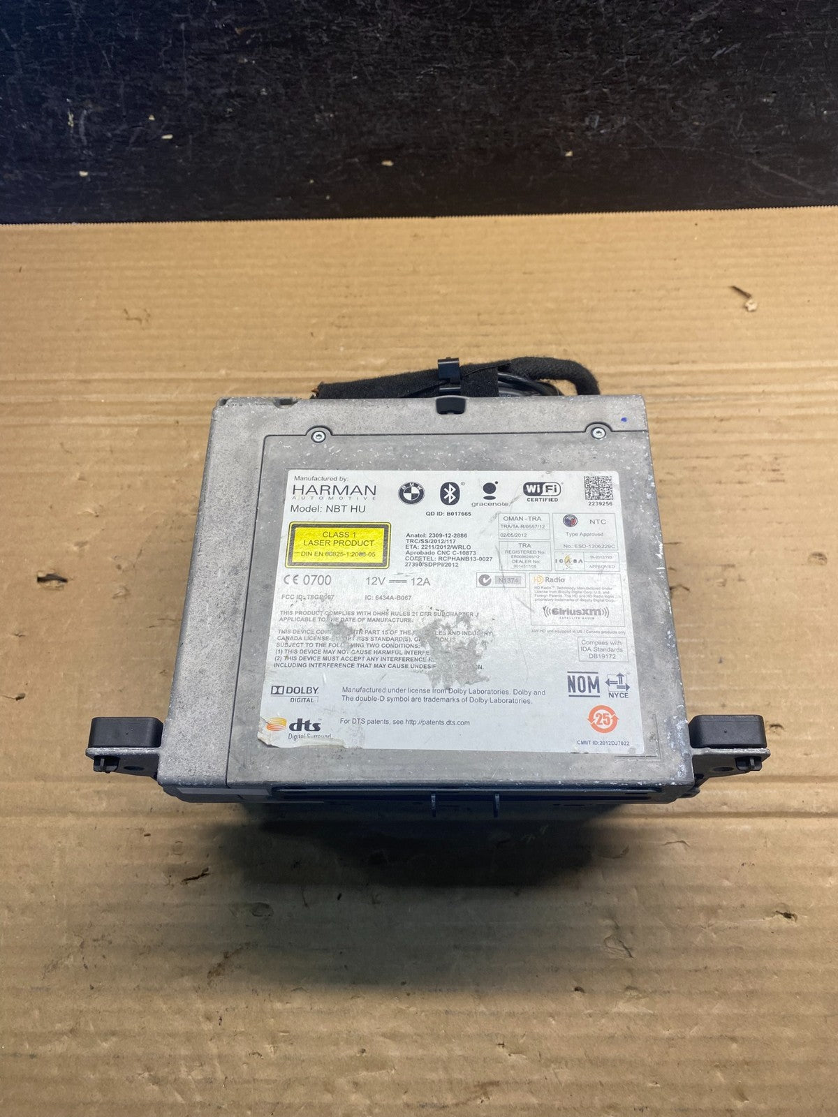 2015-2016 BMW F10 535i 550i Am Fm Cd Player Radio Receiver AE4790 DG3