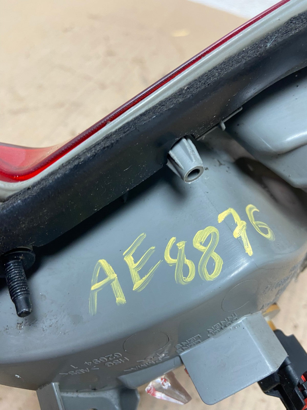 2011-2013 Jeep Grand Cherokee Right Passenger Rh Inner Tail Light AE8876 LK5