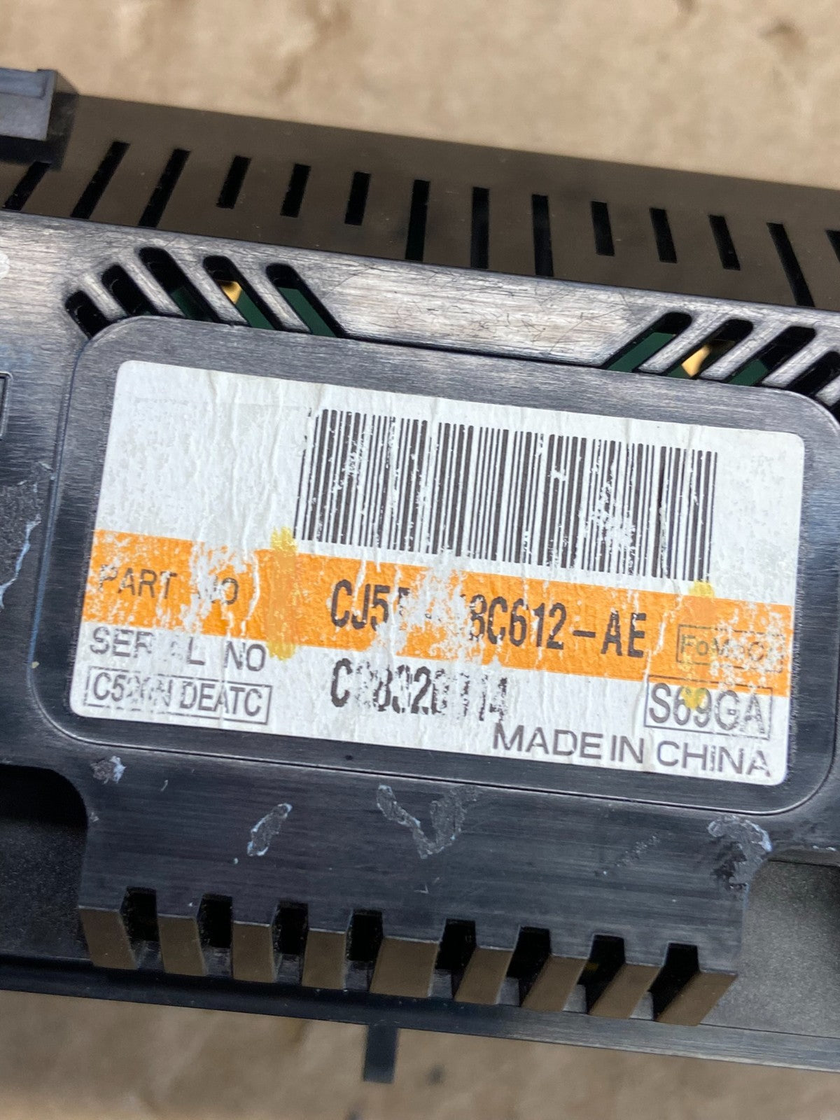 2013 2014 2015 Ford Escape Ac Heater Climate Control Temperature ae1683 DG5