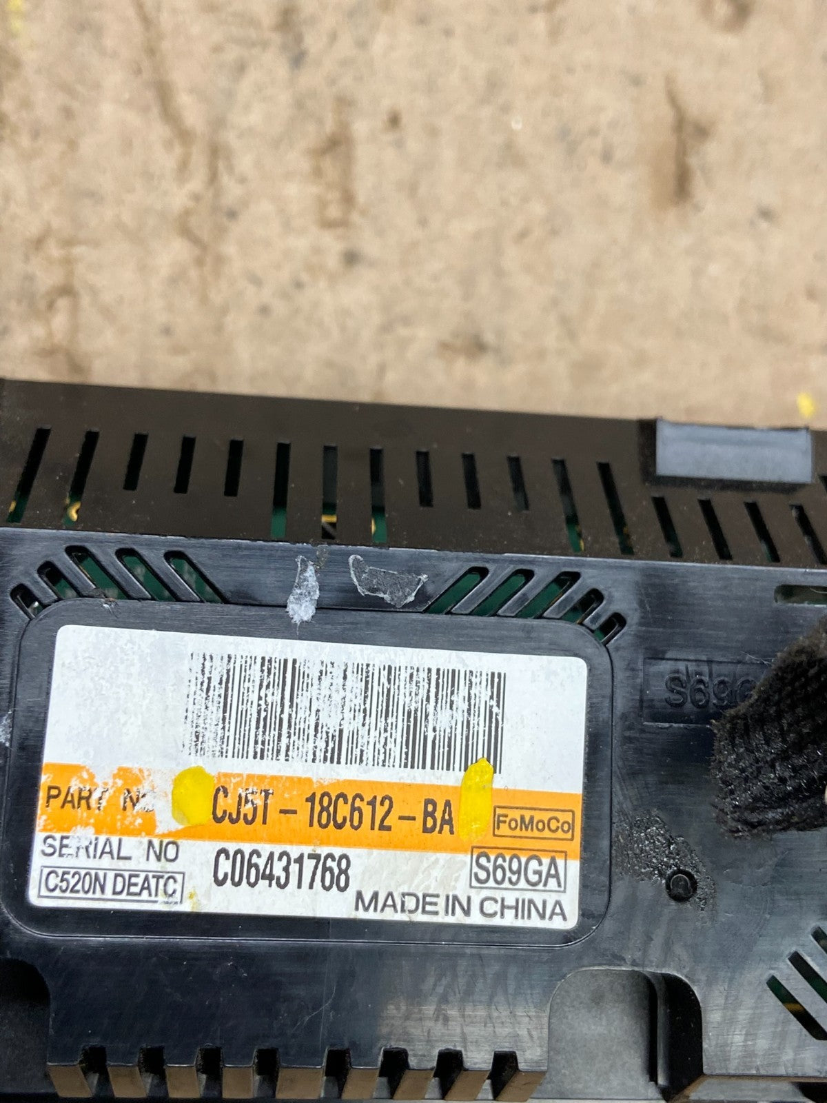 2013 2014 2015 Ford Escape Ac Heater Climate Control Temperature T6315 DG5