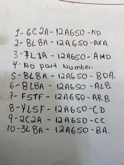 Mix of 10 Ford ECM Engine Computer Module AF67122