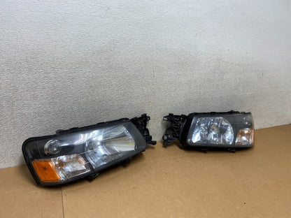 2003 2004 Subaru Forester Left+Right Headlights Halogen Z6571 DW2