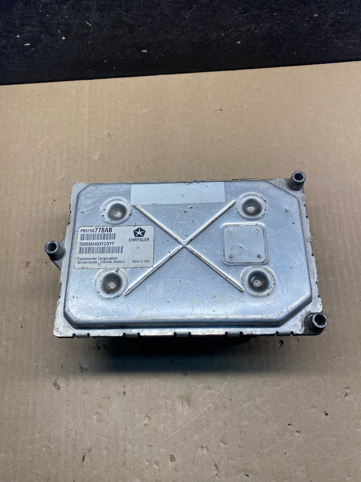 2014 Dodge Caravan Town & Country 3.6L Engine Computer ECU ECM AG9392 DW1