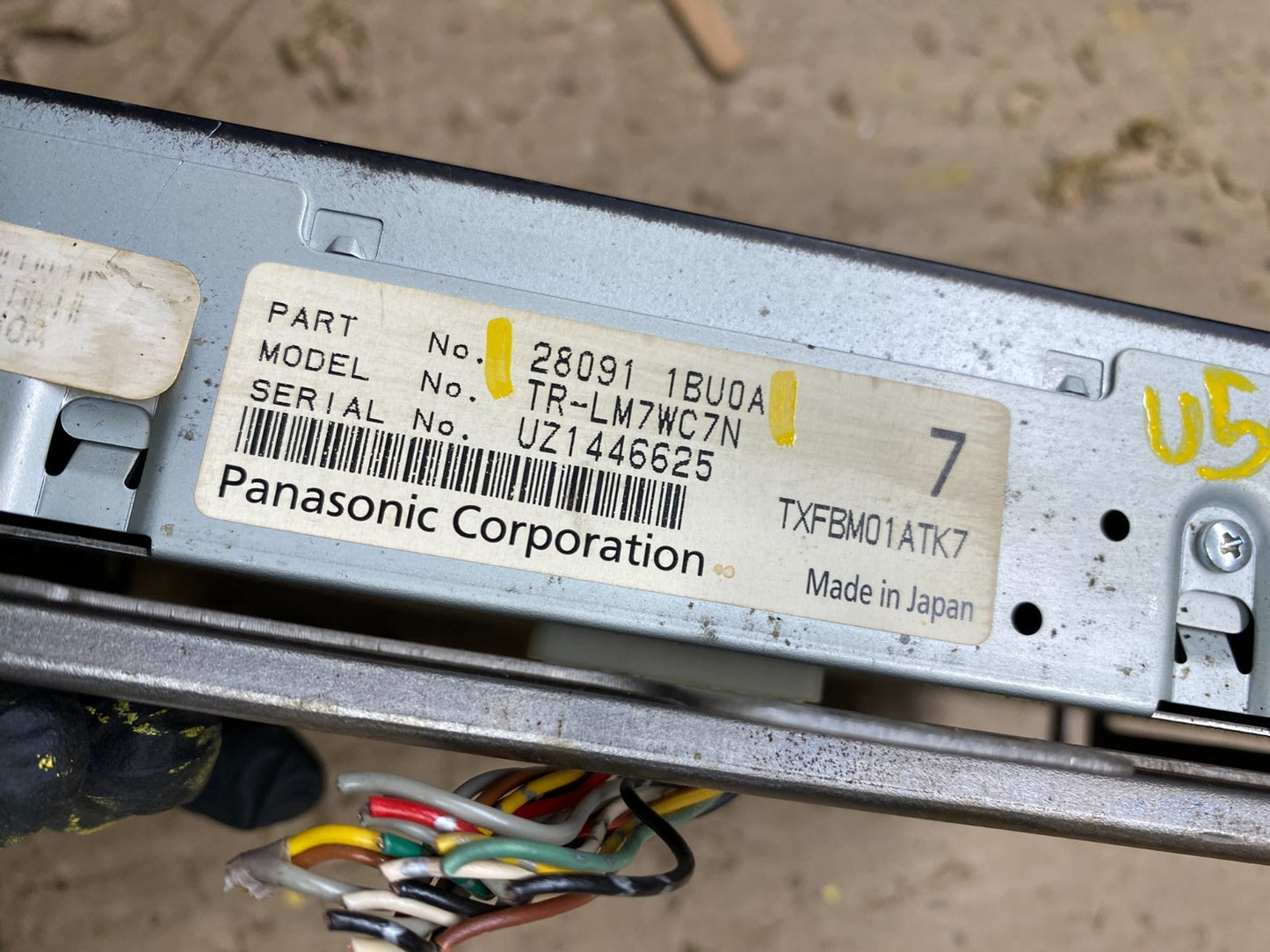 2011 - 2012 Infiniti G35 Information Display Screen 280911BU0A OEM U5422 DG6