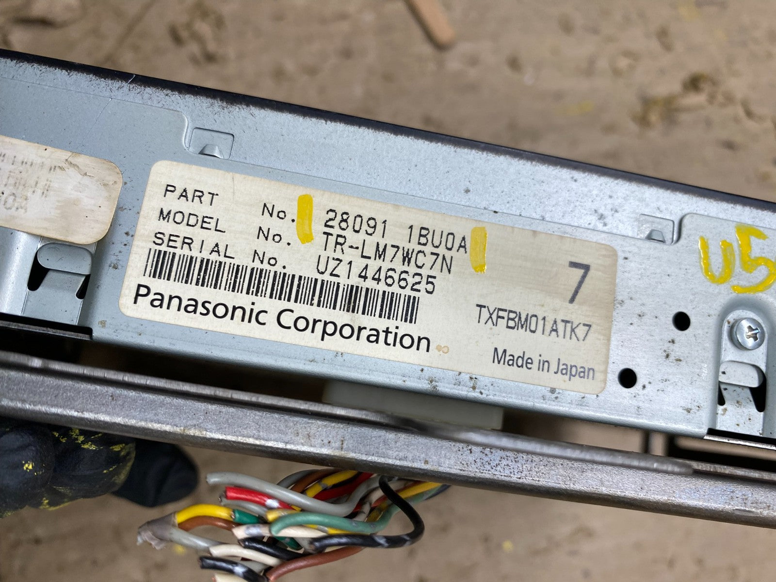 2011 - 2012 Infiniti G35 Information Display Screen 280911BU0A OEM U5422 DG6
