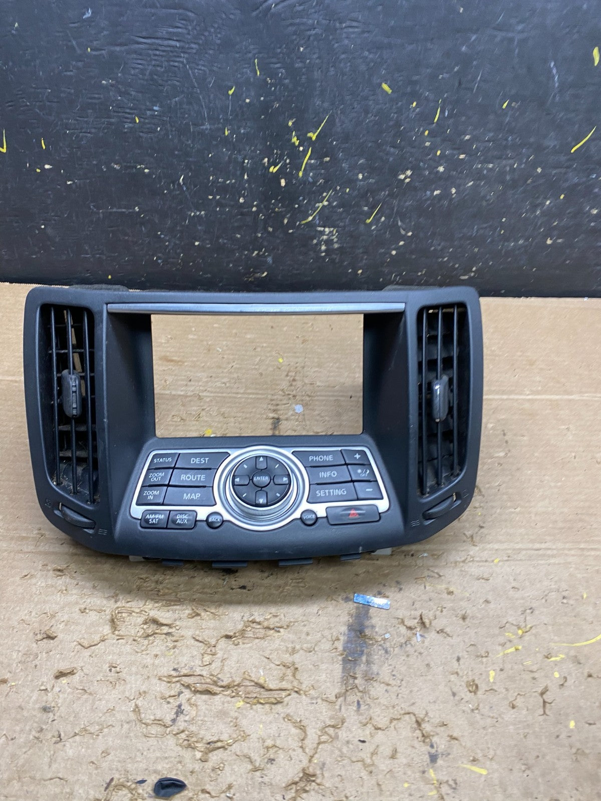 2008 - 2012 Infiniti G35 EX35 Radio Player Screen Panel Bezel X1238 DG0