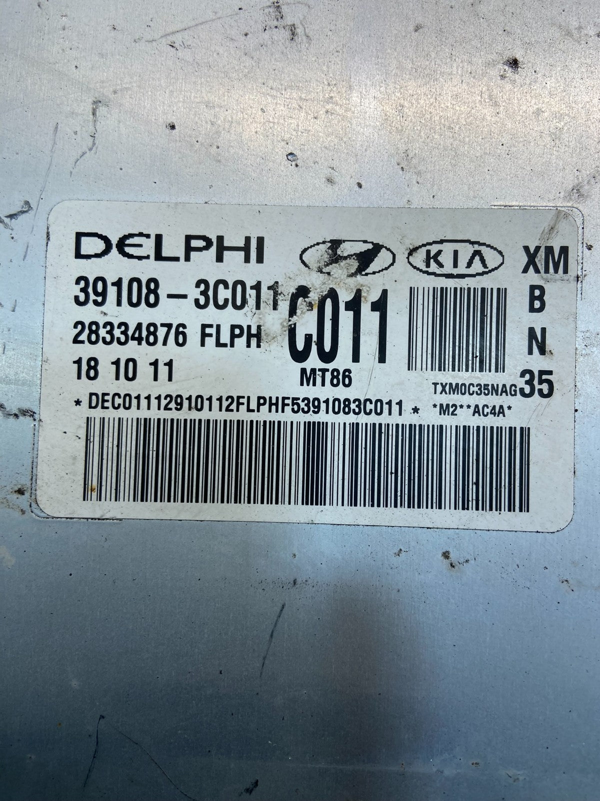 2011-2013 Kia Sorento 2.4L Ecm Ecu Engine Computer Control Module Z0655 DG4