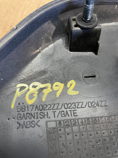 2007 to 2013 Mitsubishi Outlander Rear Hatch Tailgate Trim Molding OEM AA2246 DG11