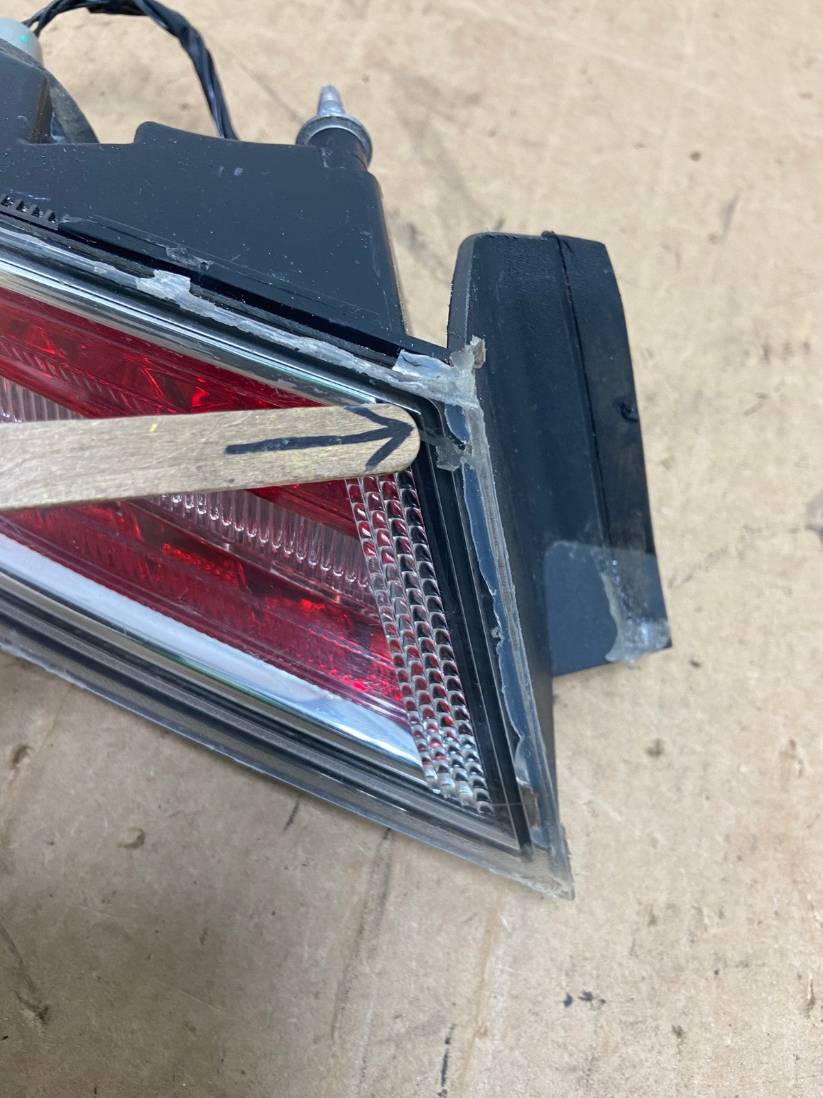 2013-2019 Lincoln MKZ Left Driver LH Side Tail Light AD6324 LK5