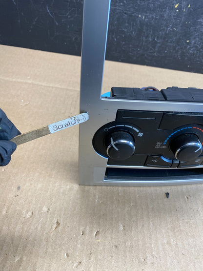 2008 - 2010 Dodge Charger Dash Climate Temperature Control Radio Bezel AC6232 DG3