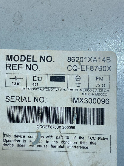 2008 to 2009 Subaru Tribeca CD Player Radio Receiver Control ag7264 DG6
